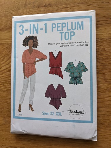 Peplum top - '3-in-1, ~