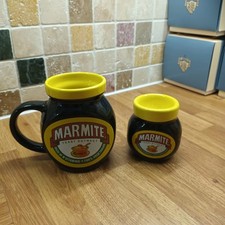 Marmite Collectable Ceramic Tea/Coffee Cup And Egg Cup