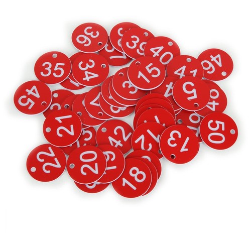 100 engraved number - 1-20/50/100,