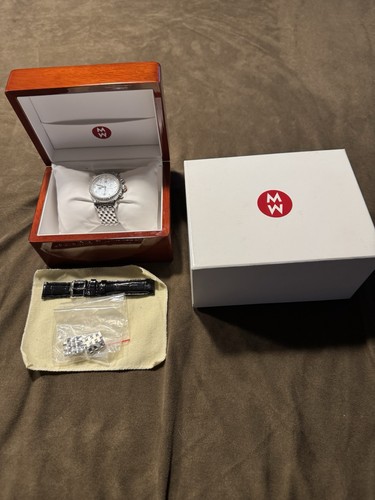 Michele silver stainless steel - michele,