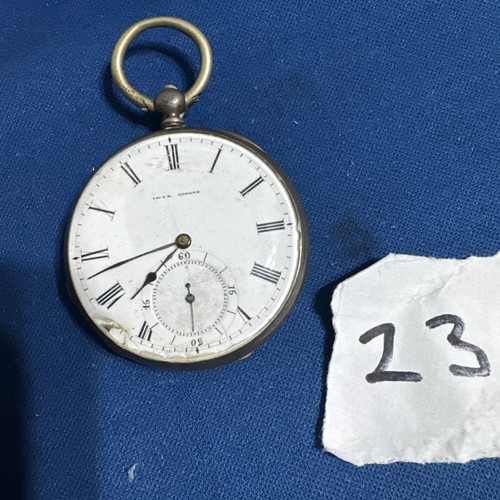 Silver pocket watch imer - pocket,