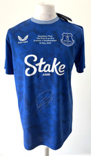 Signed ILIMAN NDIAYE Shirt - Everton Farewell Goodison Shirt - EXACT PROOF/COA