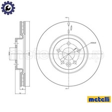 2x BRAKE DISC 23-1182C FOR VOLVO V60 S80/II S60 XC70/SUV V70/IIID 4204 T 2.0L