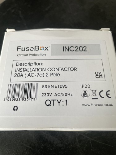Fusebox inc202 installation - inc202,