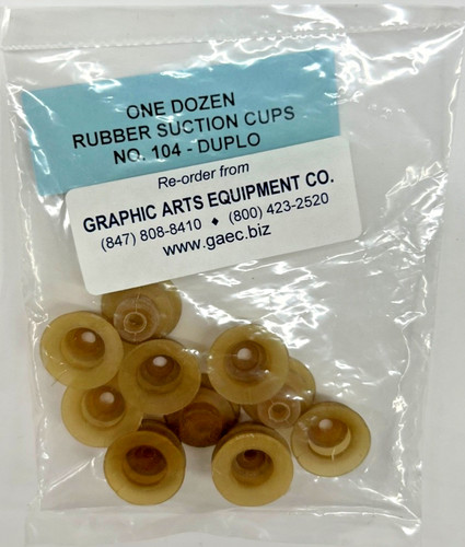 Rubber suction cups 104 - rubber,