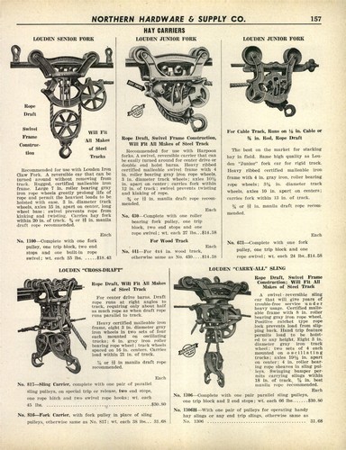 1947 paper louden hay - paper, ad
