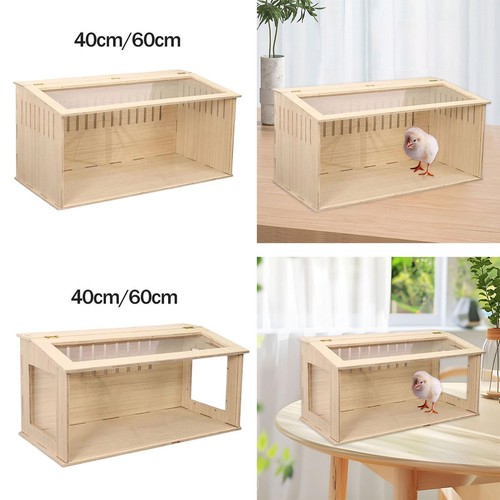 Wood hamster cage - wood, chicken