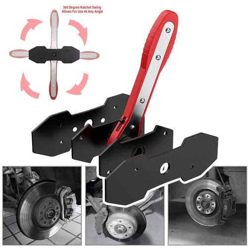 Ratcheting brake pad caliper - pad,