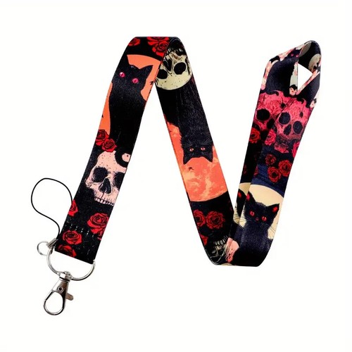 Gothic witchy skulls cats - gothic,