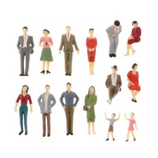 14Pcs Miniature Figures Model