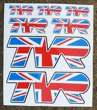 TVR UNION JACK stickers decals