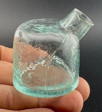 Antique Blackwood & Co of London Embossed Igloo Kettle Ink Bottle Nice & Clear