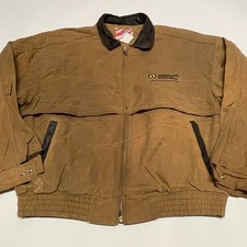 Vintage Wax Jacket Mens XL Tan