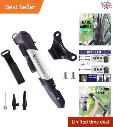 Lightweight mini bike pump - mini,