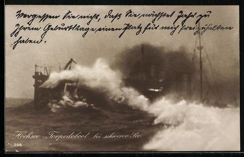 Offshore torpedo boat in - ak,
