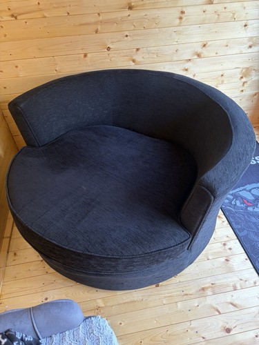Dfs black upholstered accent - dfs,