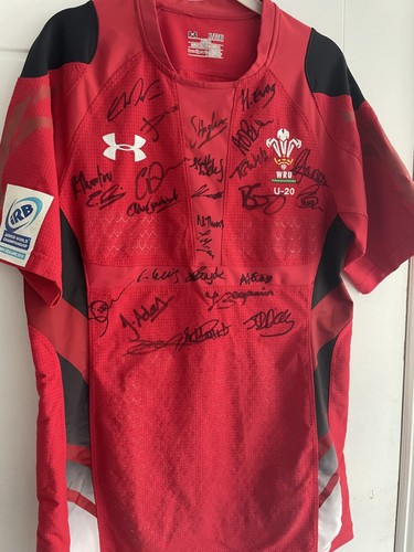 Wales u20 match worn shirt - wales,
