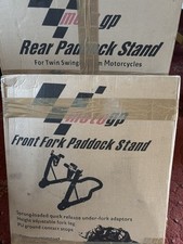 New and Unused - Motogp front and Rear paddock stand Set - MGPSTD02 and MGPSTD01