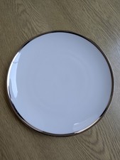 Thomas Germany Medallion side plates 17.5cm/7" thick band superb unworn platinum