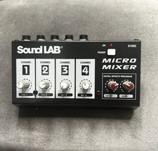 Soundlab 4 Channel Stereo Mixer G105C for Mic – Brand New, Tested Once Working