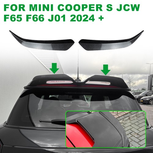 Carbon look rear roof - look, spoiler
