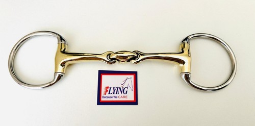 Eggbutt snaffle horse bit - eggbutt,