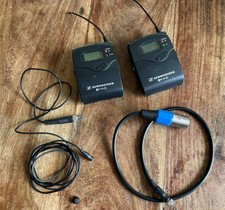 SENNHEISER EW100 G3 RADIO MIC SET / CHANNEL 38 +LAV ME2 +3.5mm (locking) - XLR