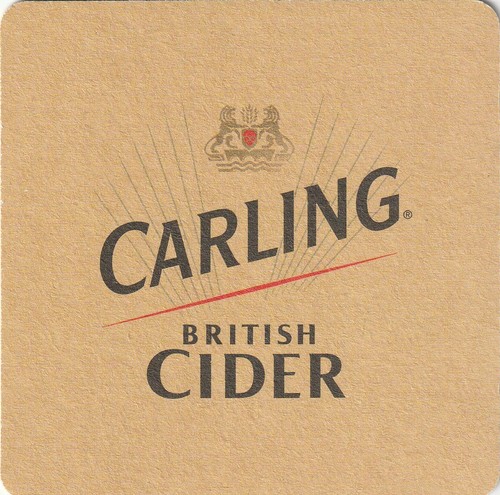 Beer mat carling cider - carling,