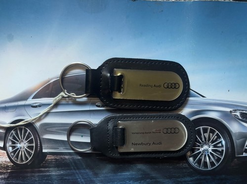 Two genuine audi keyrings - audi,