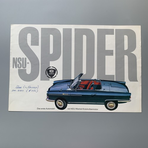 Nsu spider wankel rotary - spider,