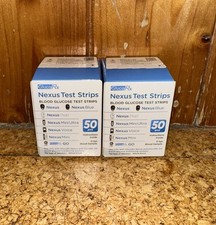 X2 GlucoRx Nexus Test Strips Monitors Bloods x50 Strips 2027-01-23