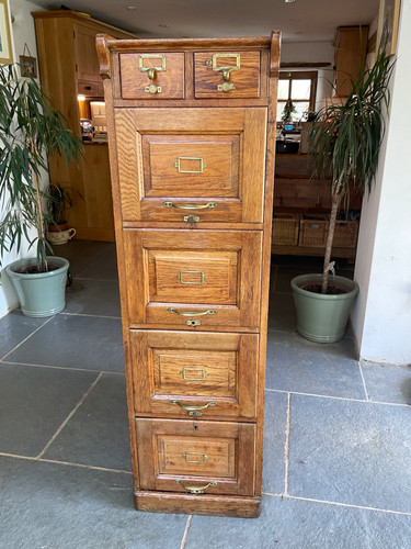 Antique oak angus patent - antique,