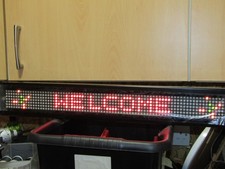 LED Message Display 7 x 8 Multi-Colour LED Spare Or Repairs