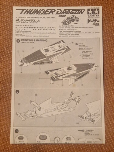 Tamiya thunder dragon junior - thunder,