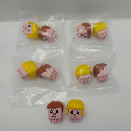 Stickle bricks heads 5 pairs - stickle,