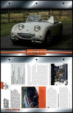 Austin-Healey Sprite - 1958 - Sports - Atlas Dream Cars Fact File Card