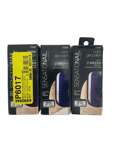 Pack sensationail color gel - 3,