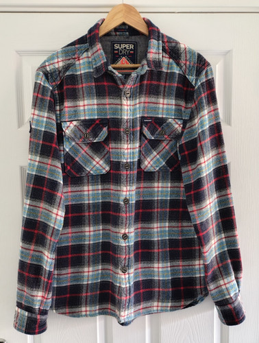 Superdry mens flannel shirt - mens,