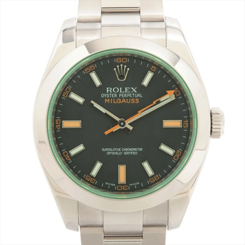 Rolex milgauss 116400gv ss - rolex,