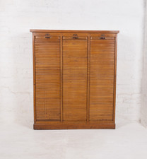 Vintage french oak tambour - vintage,