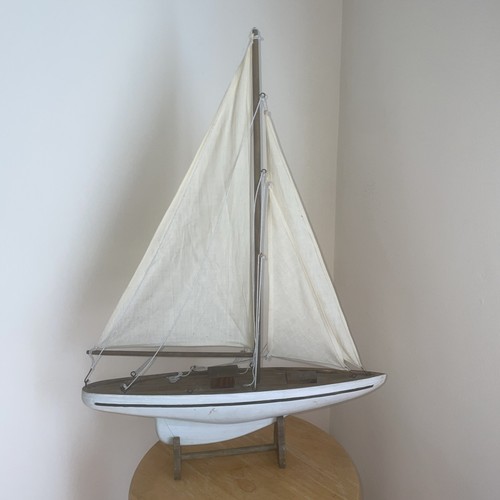 Vintage wooden model sailing - model,
