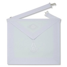 MASONIC ALL WHITE HAND