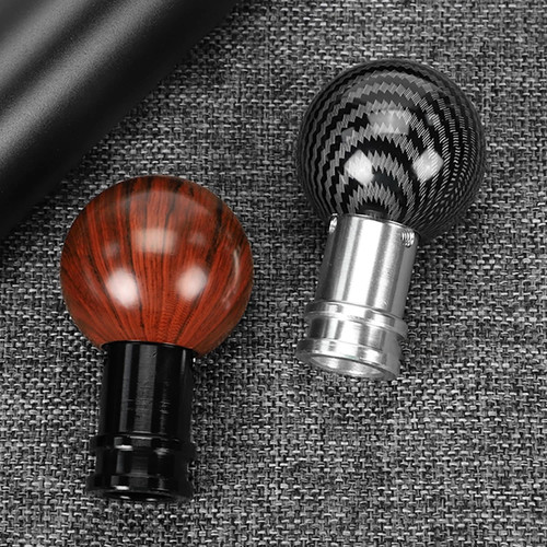 Gear shift knob - knob, wood