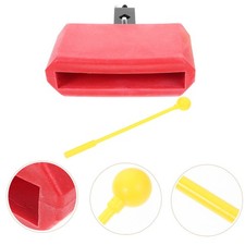  Cow Bell Drum Kit Red Musical