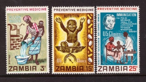 Zambia 1970 medical care set - 1970,