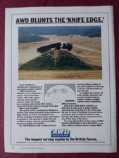 2/1989 PUB AWD BEDFORD TM 4X4 6X6 MILITARY TRUCK MILITARY TRUCK ORIGINAL AD