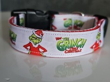 Handmade Adjustable Christmas Collar The Grinch  SEE DESCRIPTION FOR SIZING