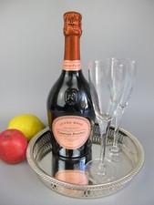 Round Tray / Salver. Silver