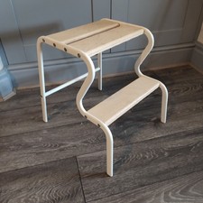 Ikea GRUBBAN Step stool  Steel & birch wood #2
