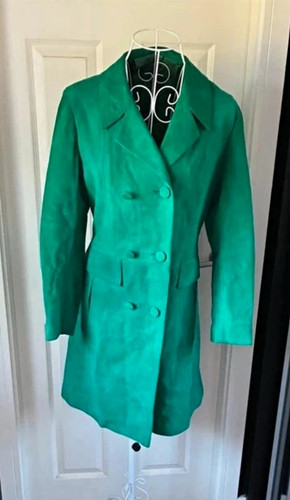 Vintage 1970s 80s green - 1970s/80s, suede